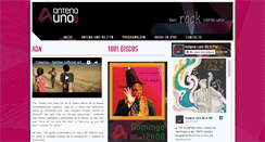 Desktop Screenshot of antenauno.com